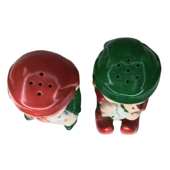 Vintage Avon Claus and Company Salt and Pepper Shakers Santa's Helpers - Picture 3 of 6